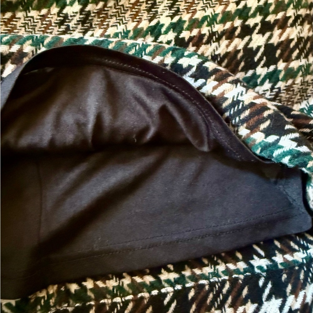 H&M Plaid Wool Lined Mini Skirt | Size 4 - Picture 4 of 4